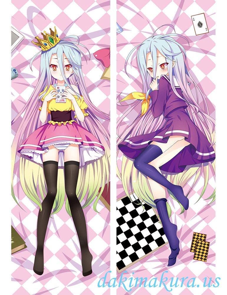 Shiro - No Game No Life Anime Dakimakura Japanese Love Body Pillow Cover